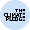 The climate pledge logo as an author picture.